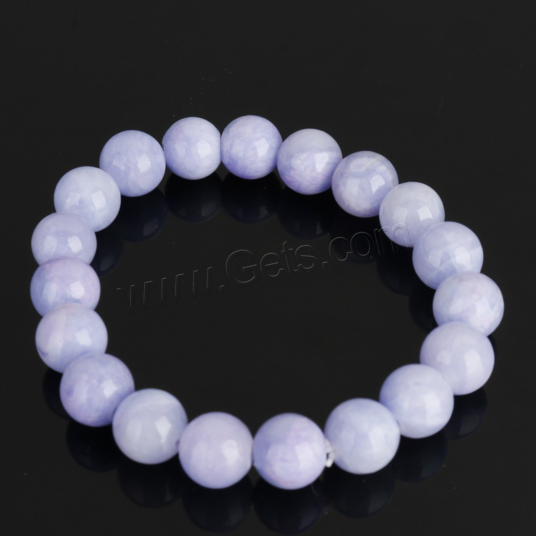 Persian Jade Bracelet, Round, different size for choice, more colors for choice, Length:Approx 8 Inch, Sold By Strand