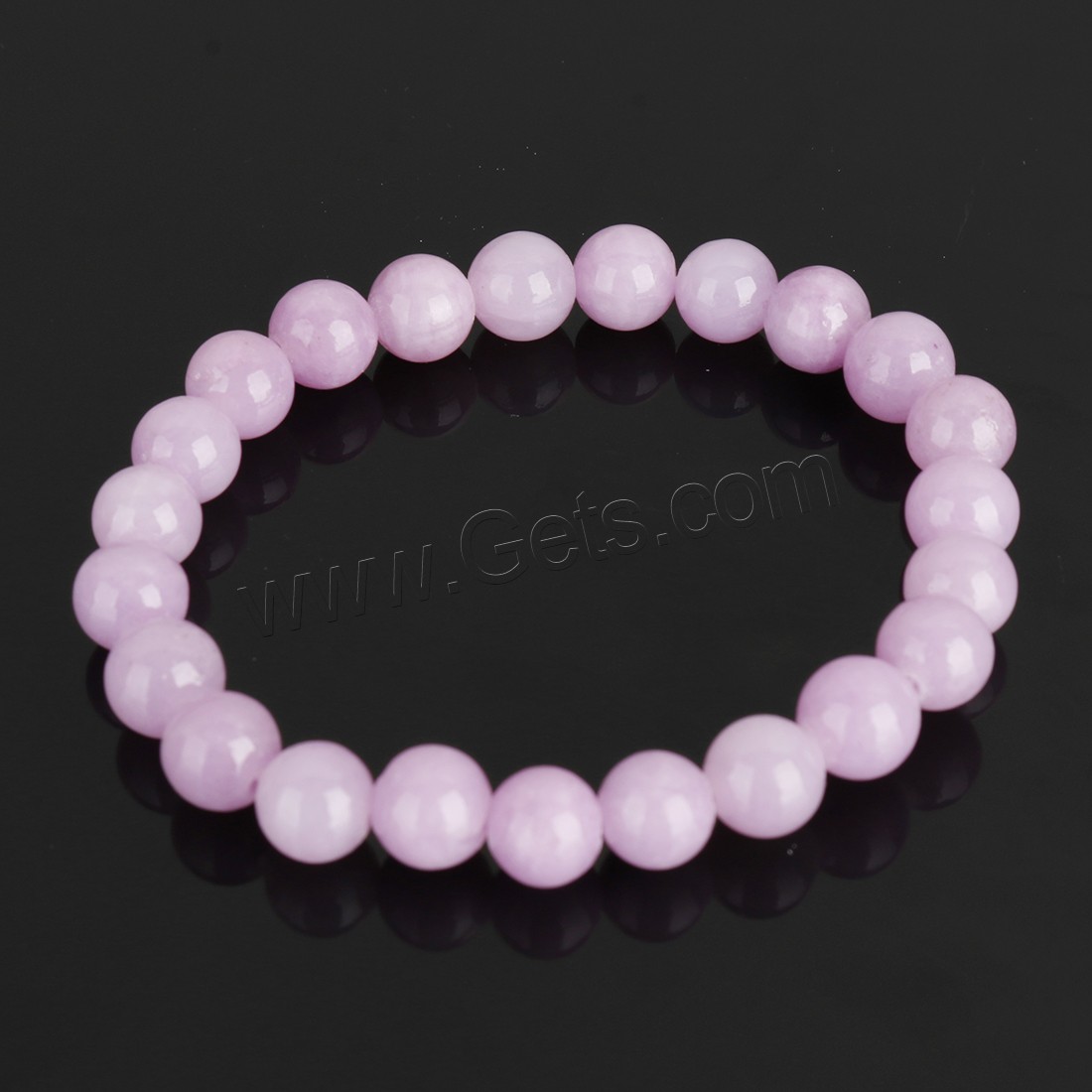 Dyed Jade Bracelet, Round, different size for choice, more colors for choice, Length:Approx 7 Inch, Sold By Strand