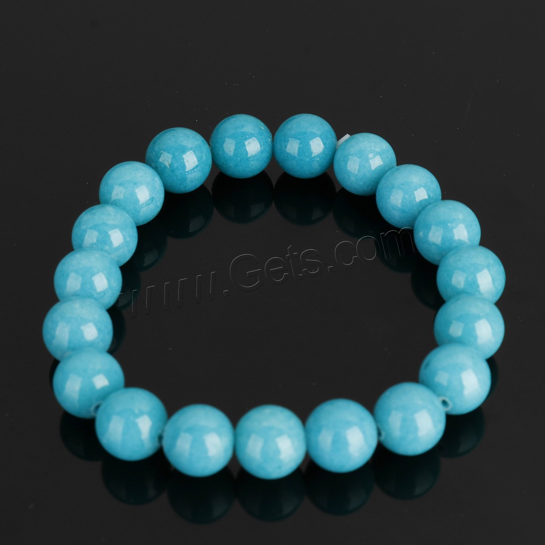 Mashan Jade Bracelet, Round, different size for choice, more colors for choice, Length:Approx 8 Inch, Sold By Strand