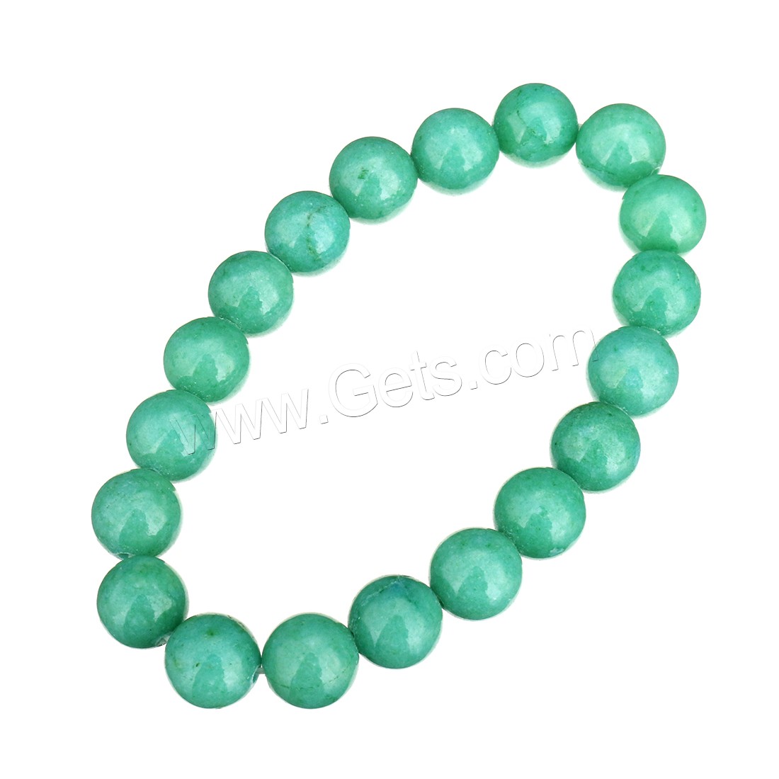 Mashan Jade Bracelet, Round, different size for choice, more colors for choice, Length:Approx 8 Inch, Sold By Strand