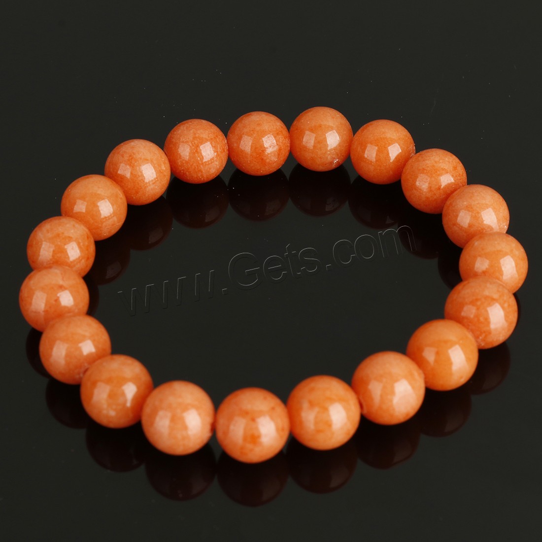 Mashan Jade Bracelet, Round, different size for choice, more colors for choice, Length:Approx 8 Inch, Sold By Strand