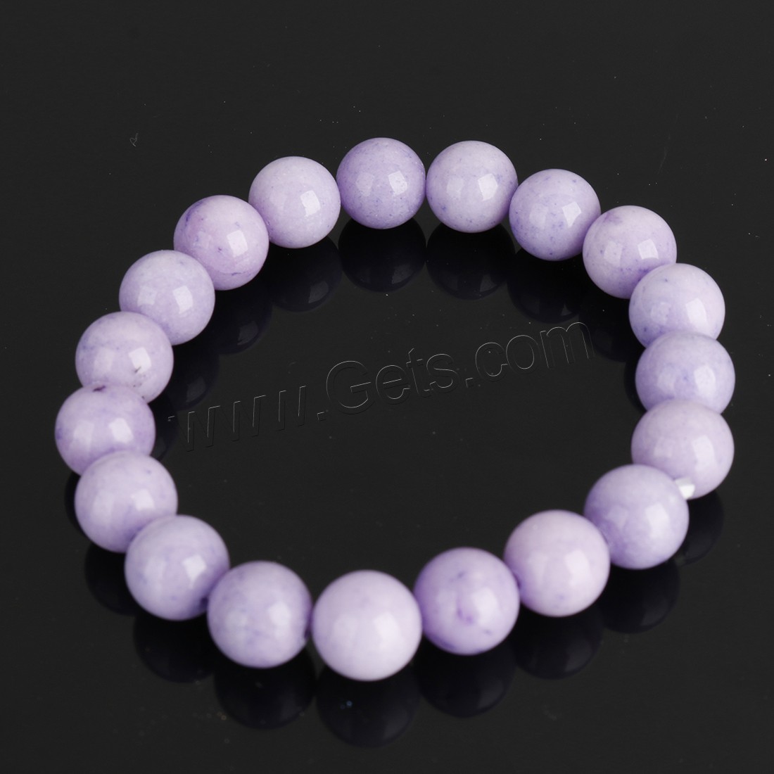 Mashan Jade Bracelet, Round, different size for choice, more colors for choice, Length:Approx 8 Inch, Sold By Strand