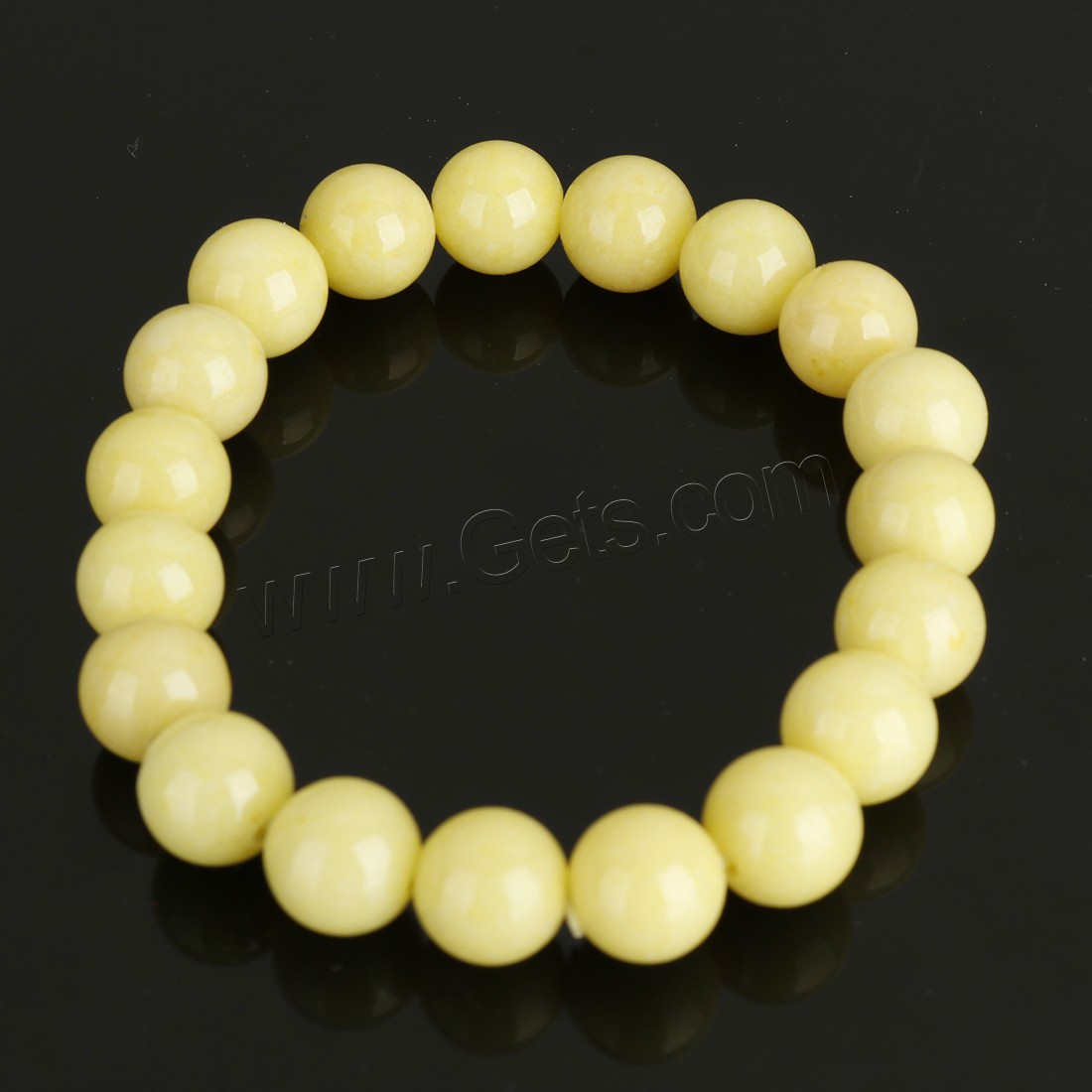 Mashan Jade Bracelet, Round, different size for choice, more colors for choice, Length:Approx 8 Inch, Sold By Strand