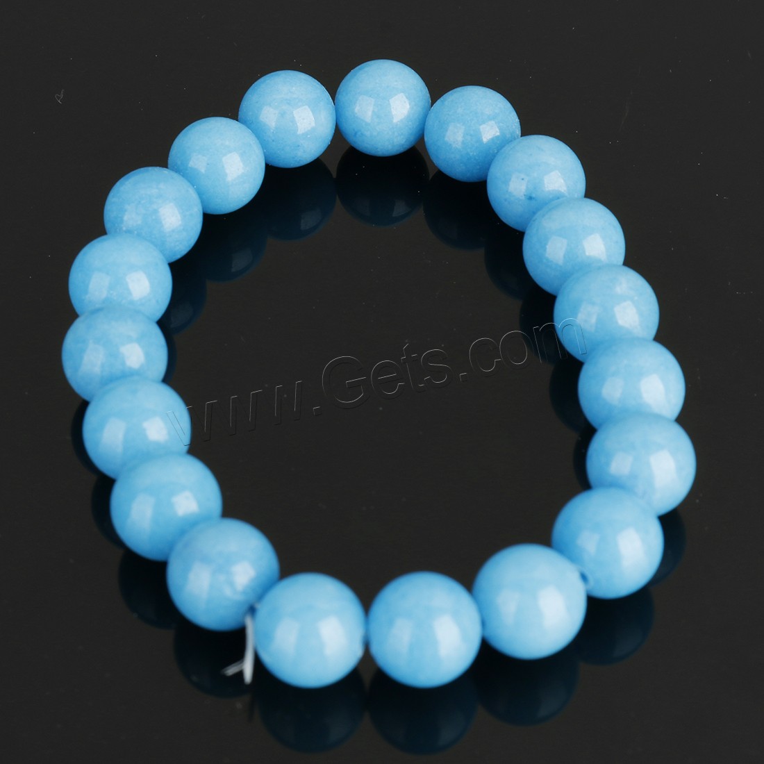 Mashan Jade Bracelet, Round, different size for choice, more colors for choice, Length:Approx 8 Inch, Sold By Strand