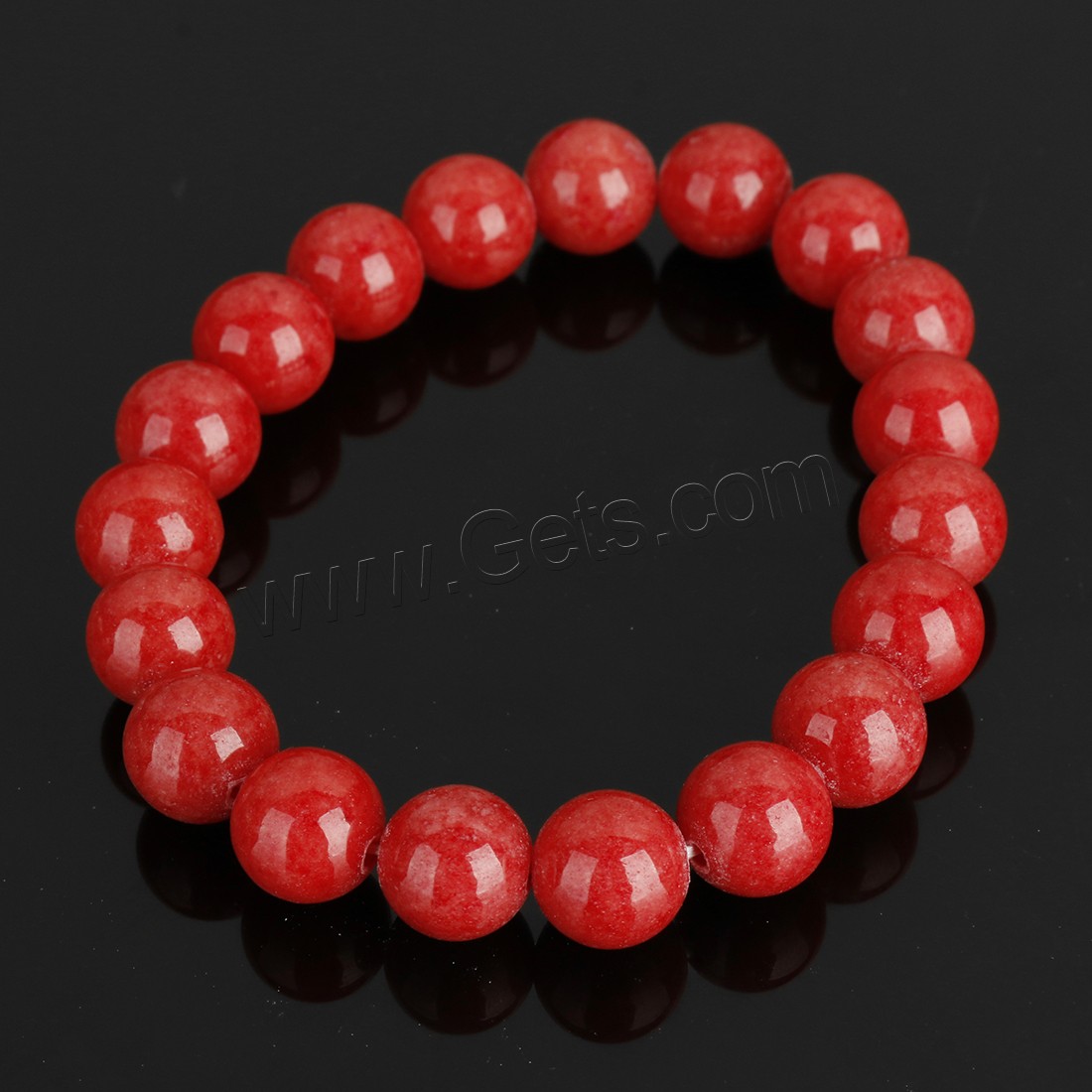 Mashan Jade Bracelet, Round, different size for choice, more colors for choice, Length:Approx 8 Inch, Sold By Strand