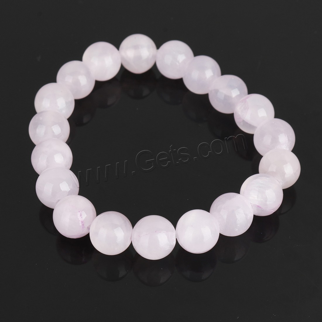 Dyed Jade Bracelet, Round, different size for choice, more colors for choice, Length:Approx 8 Inch, Sold By Strand