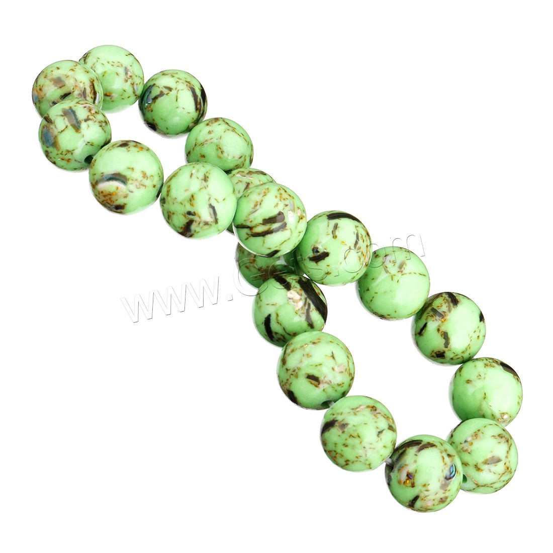 Dyed Jade Bracelet, Round, different size for choice, more colors for choice, Length:Approx 8 Inch, Sold By Strand