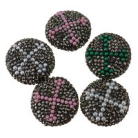 Perles d'argile Pave strass, Clay Pave, avec résine, avec strass Environ 1mm, Vendu par PC