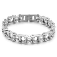 acier inoxydable bracelet, pour homme, couleur originale Environ 8 pouce, Vendu par brin