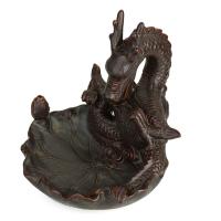 Incense Smoke Flow Backflow Holder Ceramic Incense Burner, Porcelain 