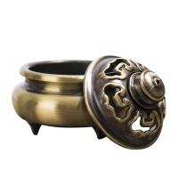 Buy Incense Holder and Burner in Bulk , Zinc Alloy, gold color plated, purify the air, 43mm,53mm,55mm 