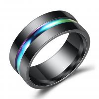 Men Stainless Steel Ring in Bulk, gun black plated & for man 