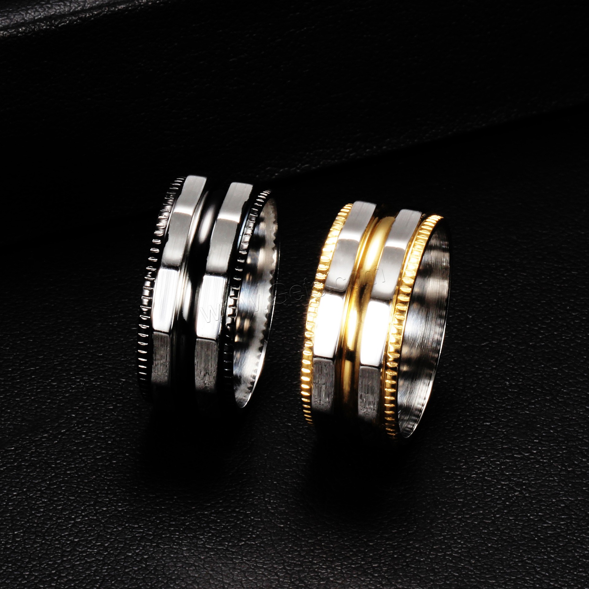 Men Stainless Steel Ring in Bulk, different size for choice & for man & enamel, more colors for choice, 8mm, Sold By PC