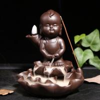 Incense Smoke Flow Backflow Holder Ceramic Incense Burner, Porcelain 