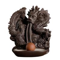 Incense Smoke Flow Backflow Holder Ceramic Incense Burner, Porcelain 