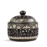 Porcelain Incense Burner, portable & durable & with LED light 