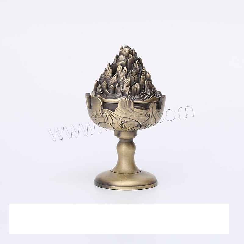 Zinc Alloy Incense Burner, plated, portable & different size for choice, more colors for choice, Sold By PC