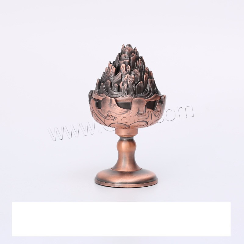 Zinc Alloy Incense Burner, plated, portable & different size for choice, more colors for choice, Sold By PC