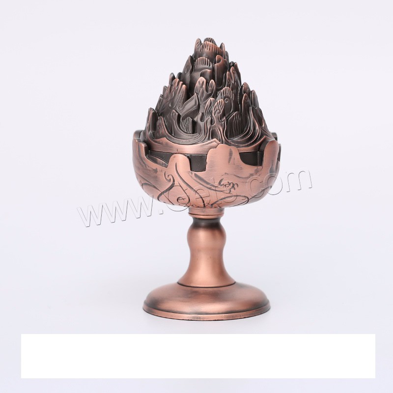 Zinc Alloy Incense Burner, plated, portable & different size for choice, more colors for choice, Sold By PC