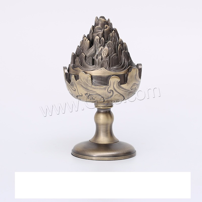 Zinc Alloy Incense Burner, plated, portable & different size for choice, more colors for choice, Sold By PC