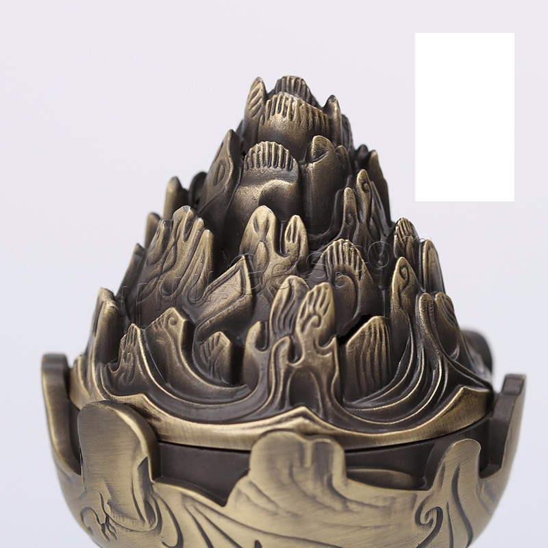 Zinc Alloy Incense Burner, plated, portable & different size for choice, more colors for choice, Sold By PC