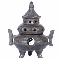 Porcelain Incense Burner, Carved, portable & durable 