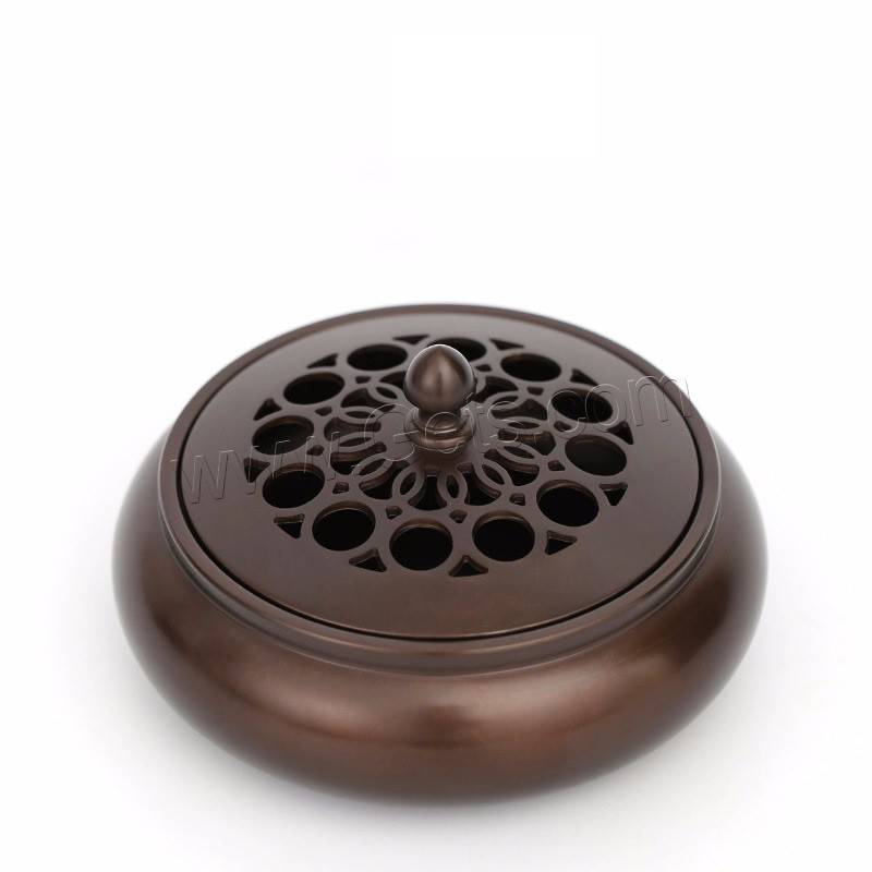 Brass Incense Burner, antique copper color plated, portable & different size for choice, Sold By PC