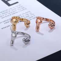 Zinc Alloy Finger Ring, Foot, plated, for woman 