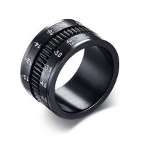 Men Stainless Steel Ring in Bulk, gun black plated & for man, US Ring 