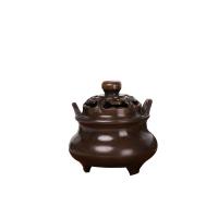 Buy Incense Holder and Burner in Bulk , Brass, antique copper color plated, purify the air 83mm 