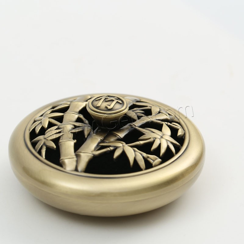 Buy Incense Holder and Burner in Bulk , Zinc Alloy, plated, different designs for choice, more colors for choice, 84x45mm, Sold By PC