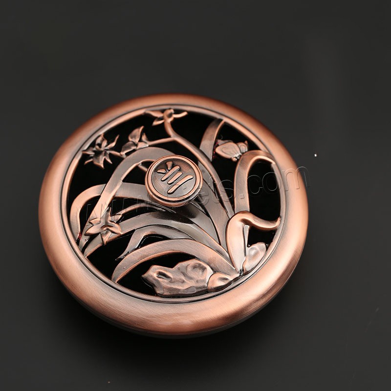 Buy Incense Holder and Burner in Bulk , Zinc Alloy, plated, different designs for choice, more colors for choice, 84x45mm, Sold By PC