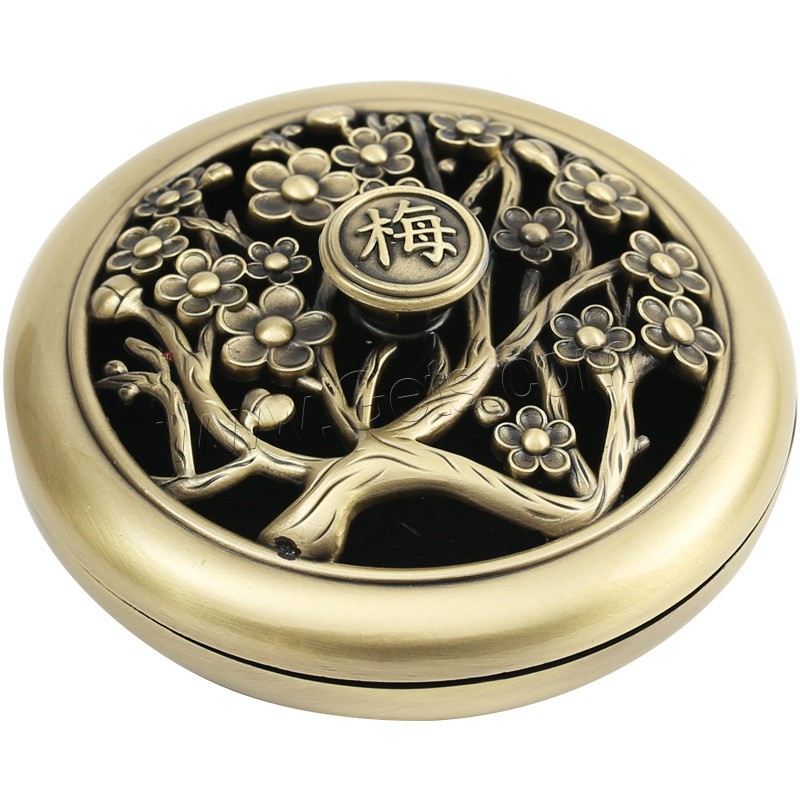 Buy Incense Holder and Burner in Bulk , Zinc Alloy, plated, different designs for choice, more colors for choice, 84x45mm, Sold By PC