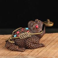 Buy Incense Holder and Burner in Bulk , Brass, with Synthetic Turquoise, Toad, plated 