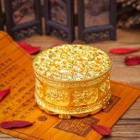 Zinc Alloy Incense Burner, gold color plated, portable & durable & hollow 