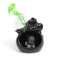 Incense Smoke Flow Backflow Holder Ceramic Incense Burner, Porcelain 