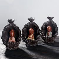 Incense Smoke Flow Backflow Holder Ceramic Incense Burner, Porcelain 