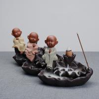 Incense Smoke Flow Backflow Holder Ceramic Incense Burner, Porcelain 