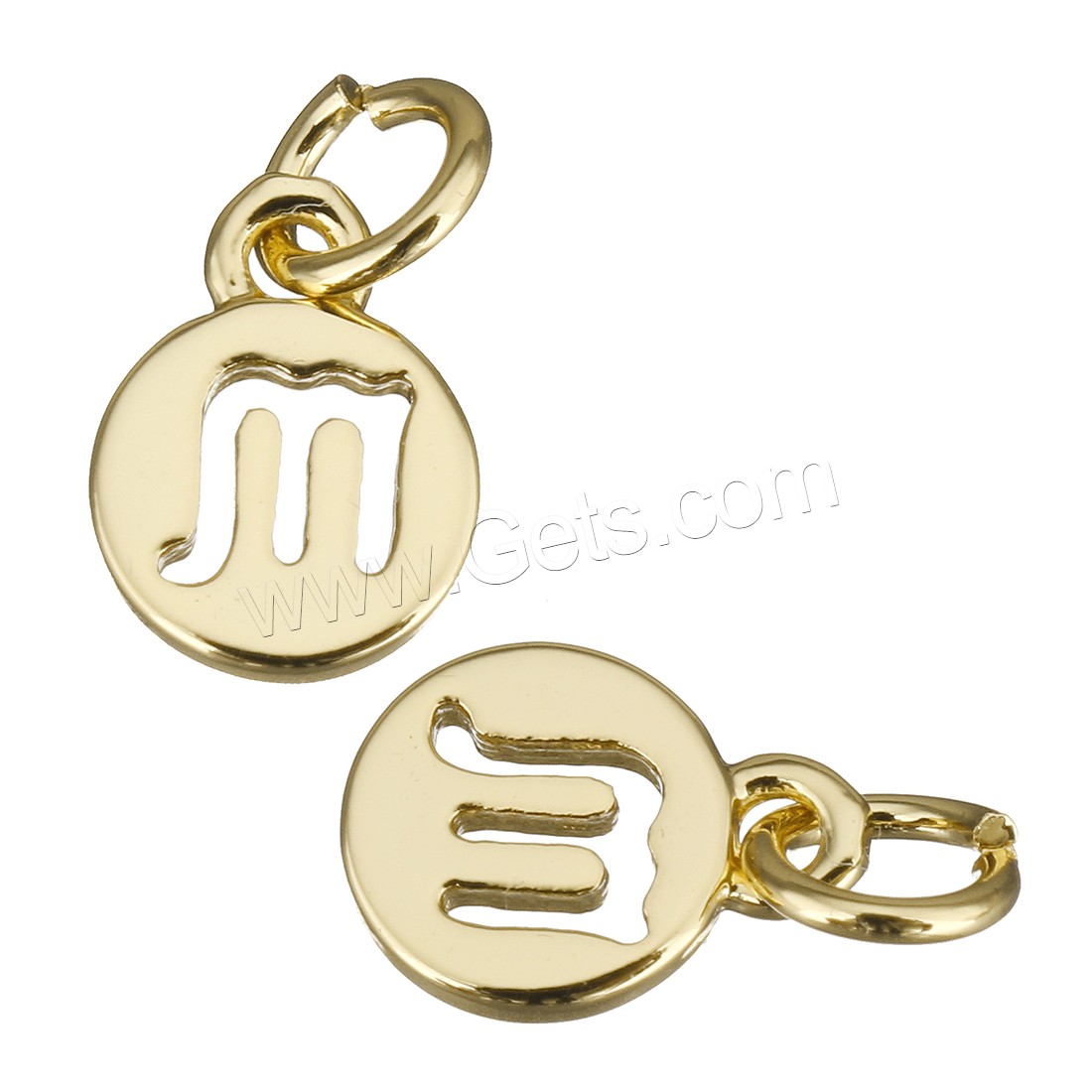 Brass Jewelry Pendants, Flat Round, plated, other effects, more colors for choice, 7x9.5x1.5mm, Hole:Approx 3.5mm, Sold By PC