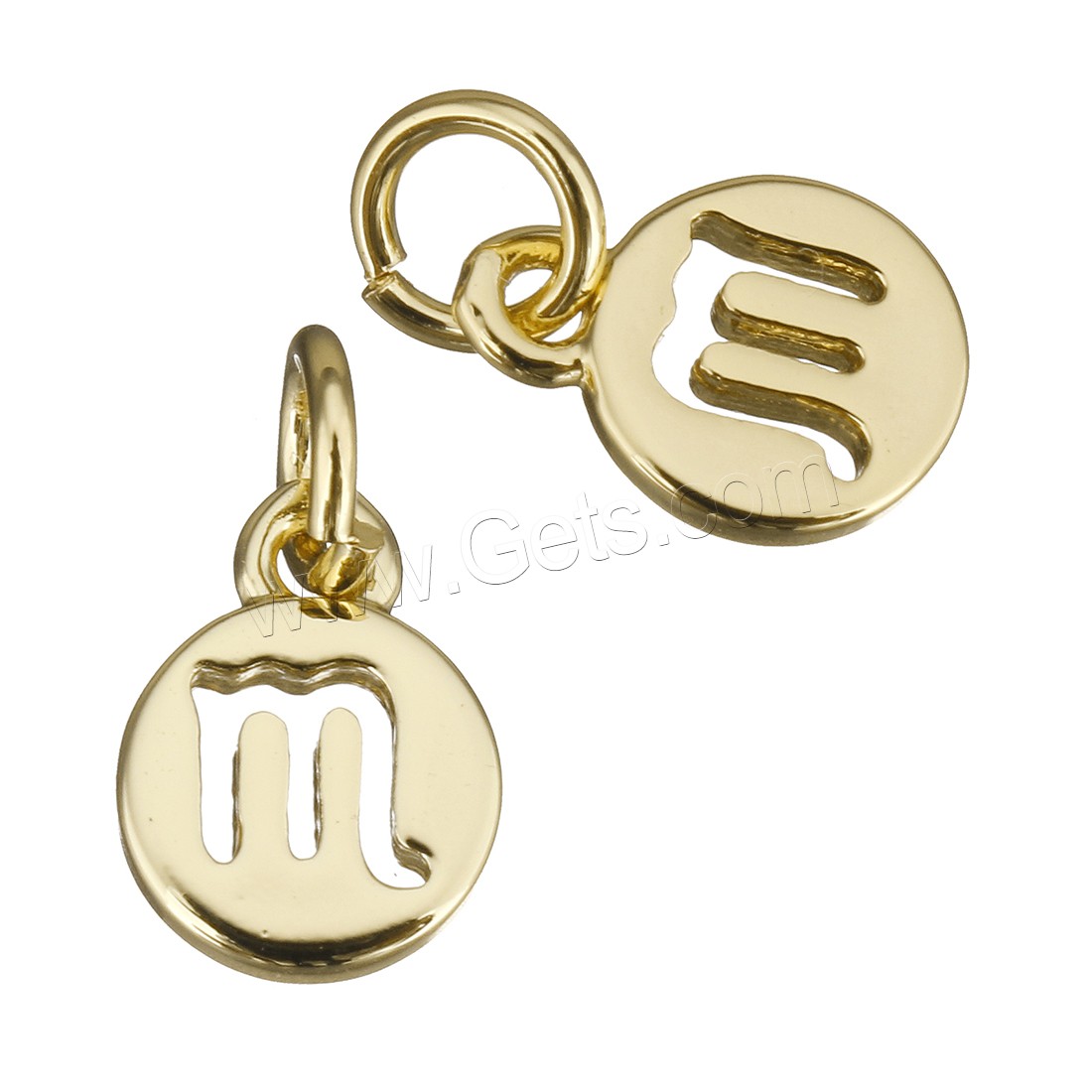 Brass Jewelry Pendants, Flat Round, plated, other effects, more colors for choice, 7x9.5x1.5mm, Hole:Approx 3.5mm, Sold By PC