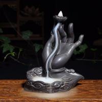 Incense Smoke Flow Backflow Holder Ceramic Incense Burner, Porcelain 