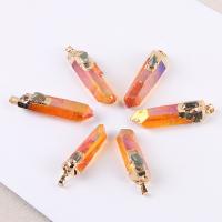 Natural Quartz Pendants, plated & for woman 25-45mm 