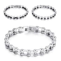 acier inoxydable bracelet, styles différents pour le choix & pour homme, 6mm, 10mm Environ 8.7 pouce, Vendu par brin