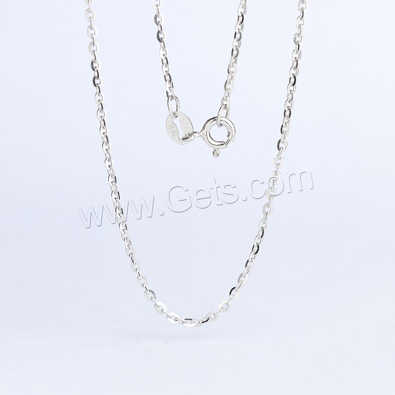 Brass Oval Chain, plated, different length for choice, more colors for choice, 1.3mm, Sold By Strand