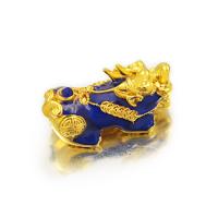 Brass Bracelet Findings, Mythical Wild Animal, gold color plated, change their color according to the temperature Approx 5mm 