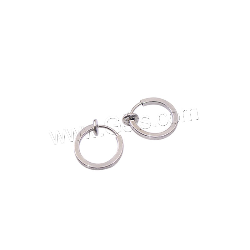 Brass Clip Earring, plated, different size for choice, 20PCs/Bag, Sold By Bag