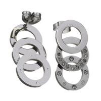 Stainless Steel Drop Earring 