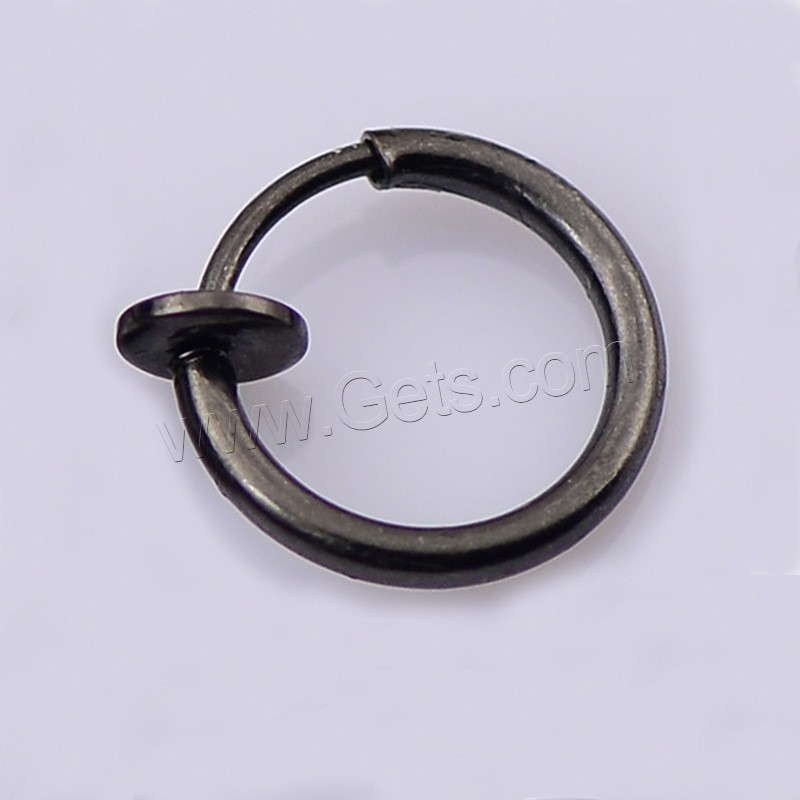 Brass Clip Earring, plated, different size for choice, more colors for choice, 10PCs/Bag, Sold By Bag