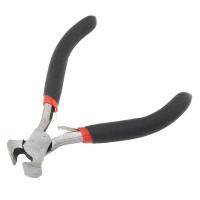 Pliers, Stainless Steel, with Rubber, black 