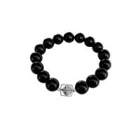 Obsidian Bracelet, natural, Unisex black, 10MM 